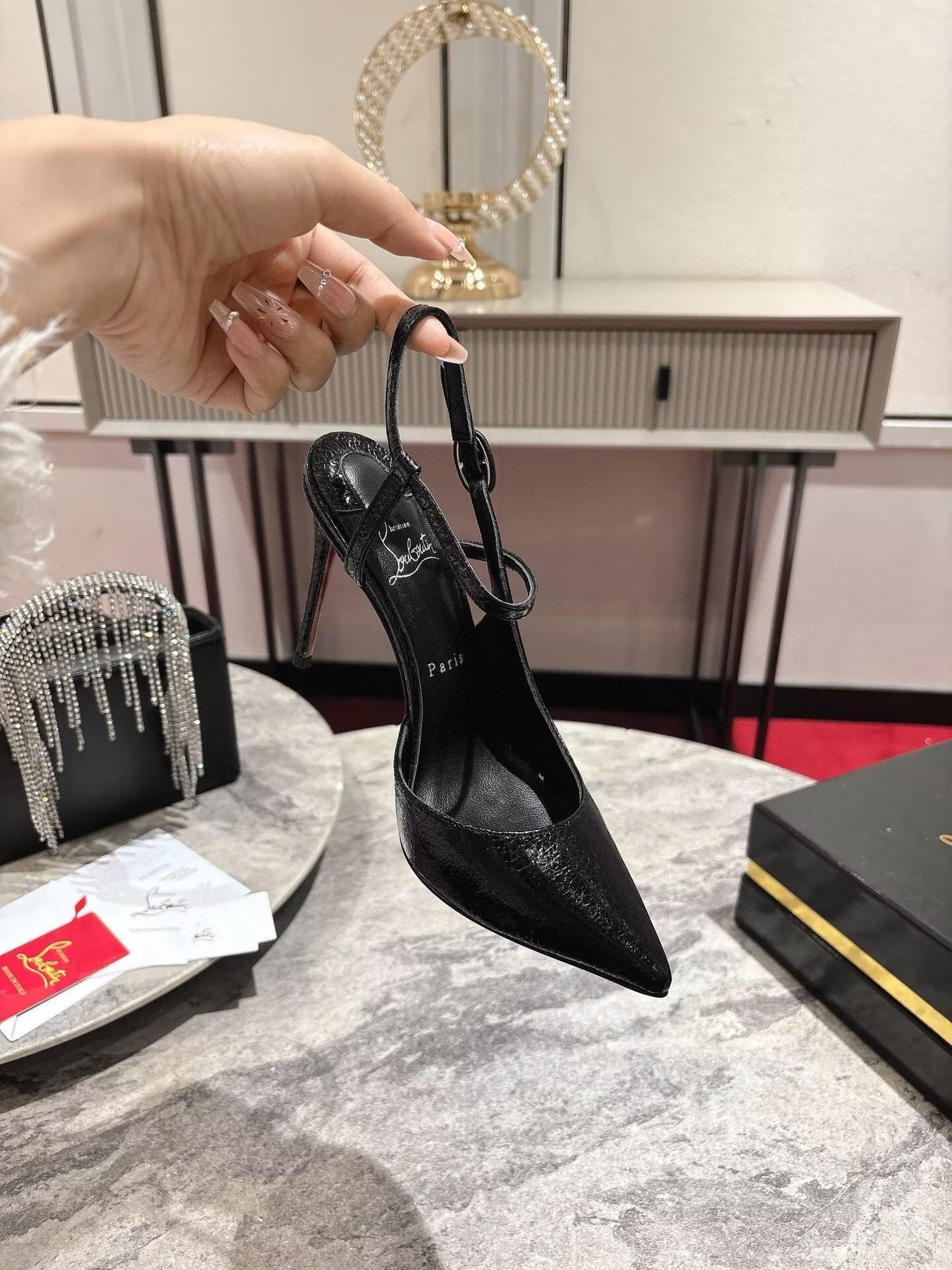 ua chr1st1an louboutin jenlove 100mm pumps(cusT0mized, no exchange no return, about 10 days)