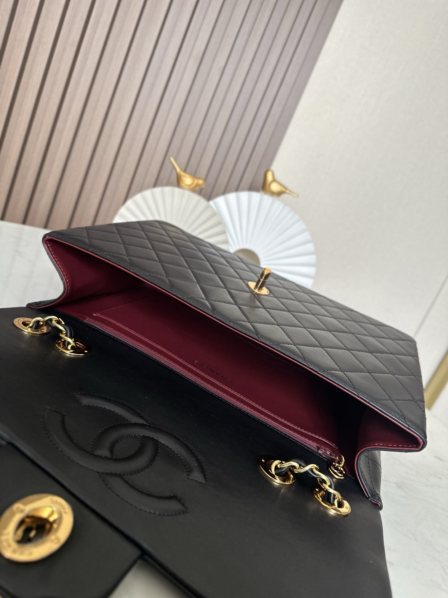 Ch**el flap bag 34x22x10cm
