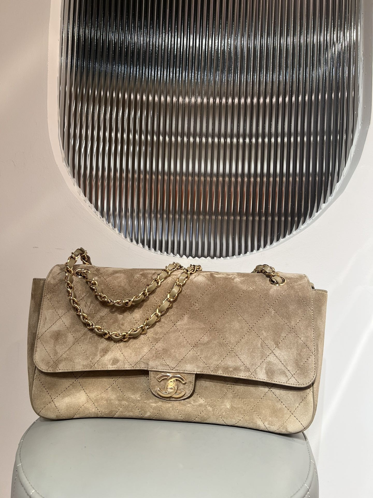 Ch**el maxi flapbag as6231 19.5x32x10cm