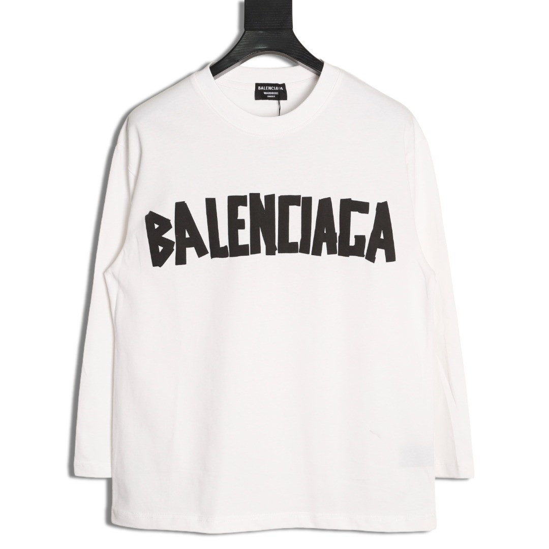 Ba1en*iaga 25Fw Long-sleeved T-shirt