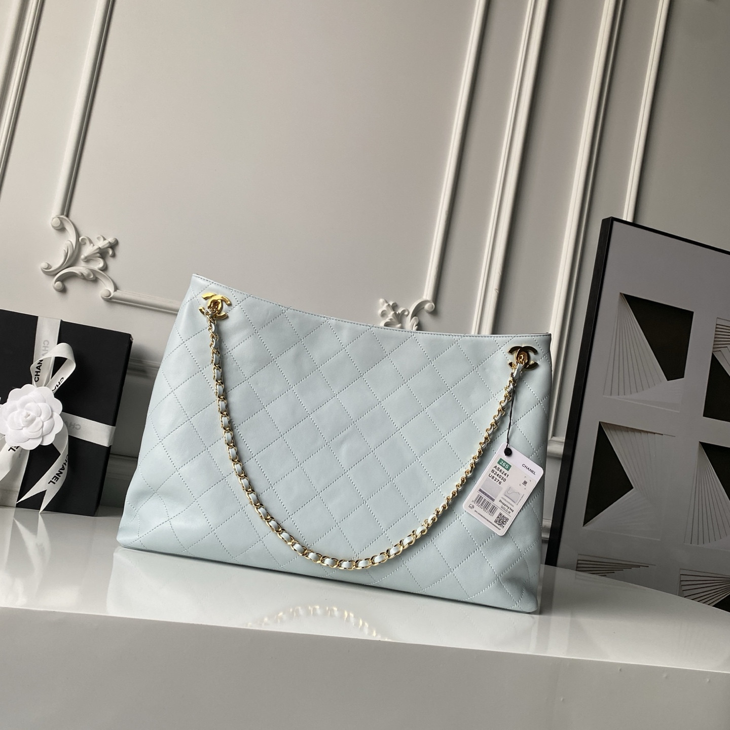Ch**el shopping bag as6241 40x28x9cm