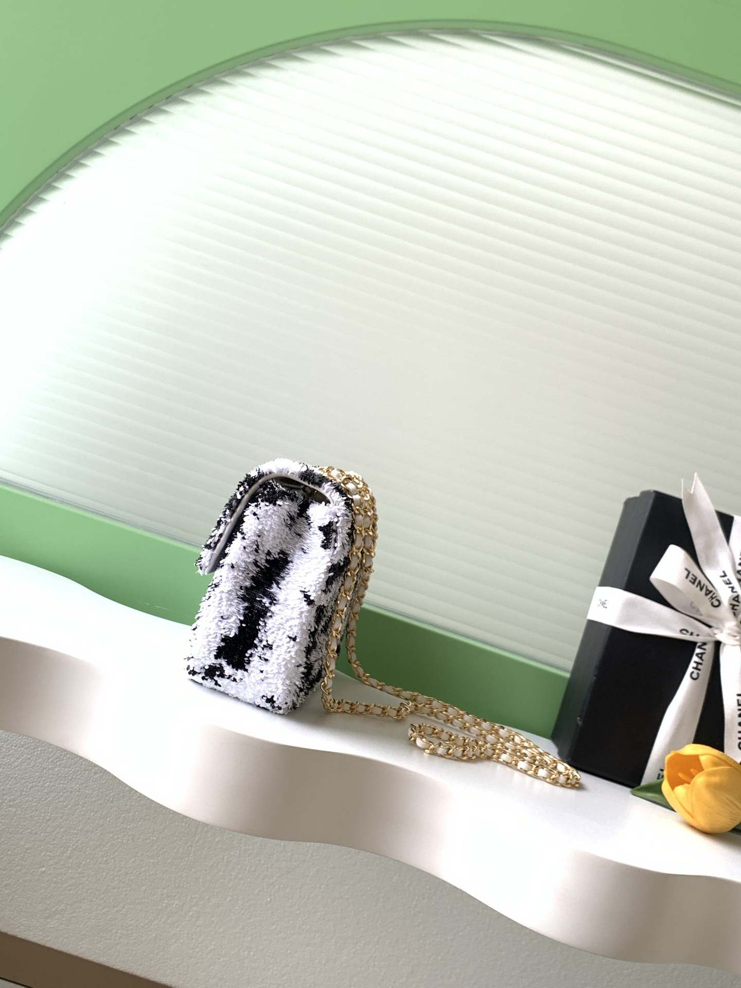Ch**el flap bag as4418 14x21x8cm
