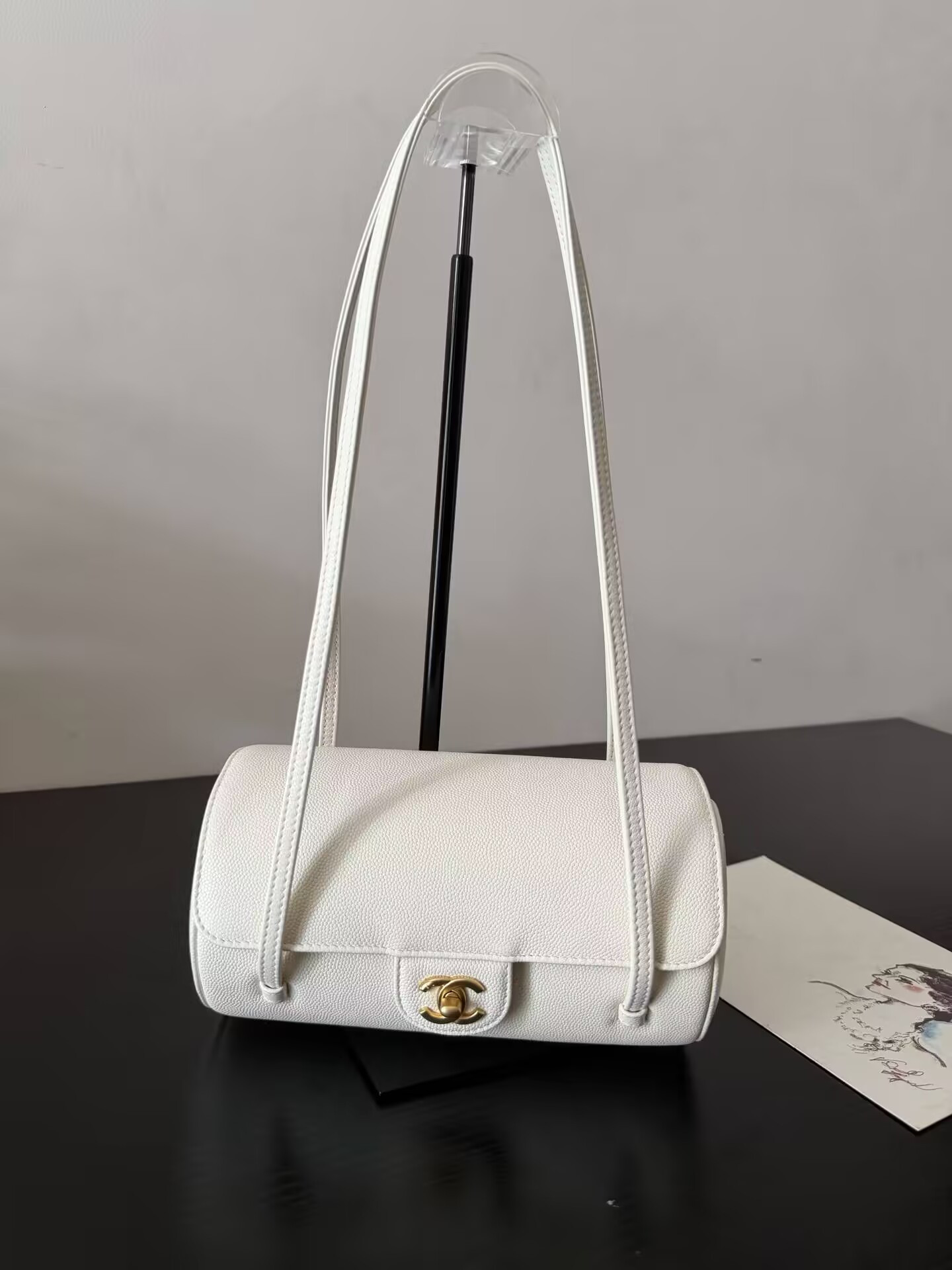 Ch**el small bowling bag as6143 10x20.5x10cm