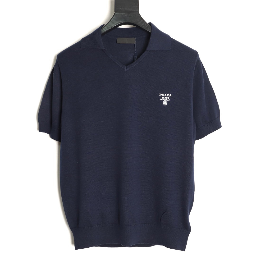 Pra*a short-sleeved polo shirt