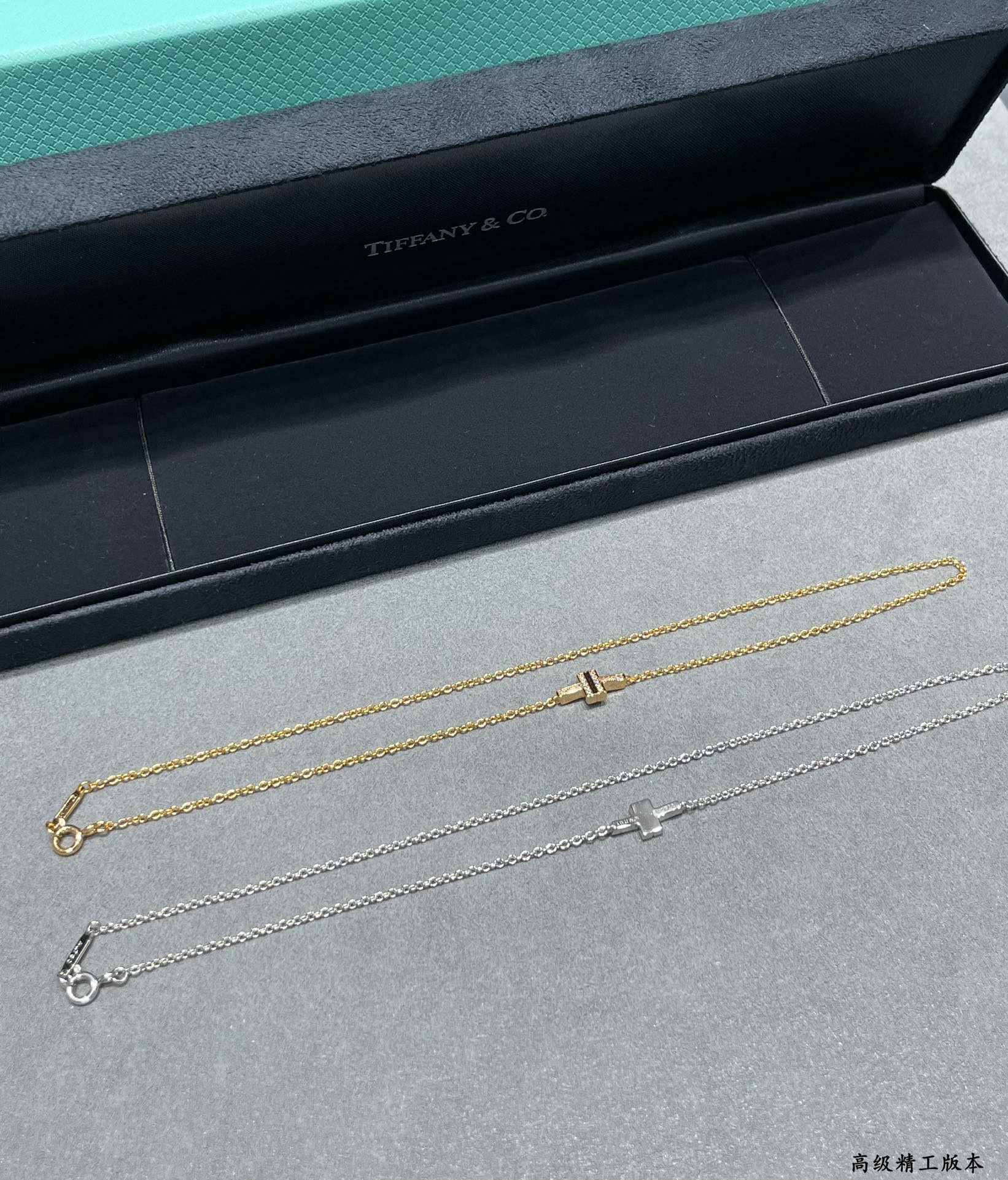 t*f*ny & co. double t D1am0nd bracelet 17cm