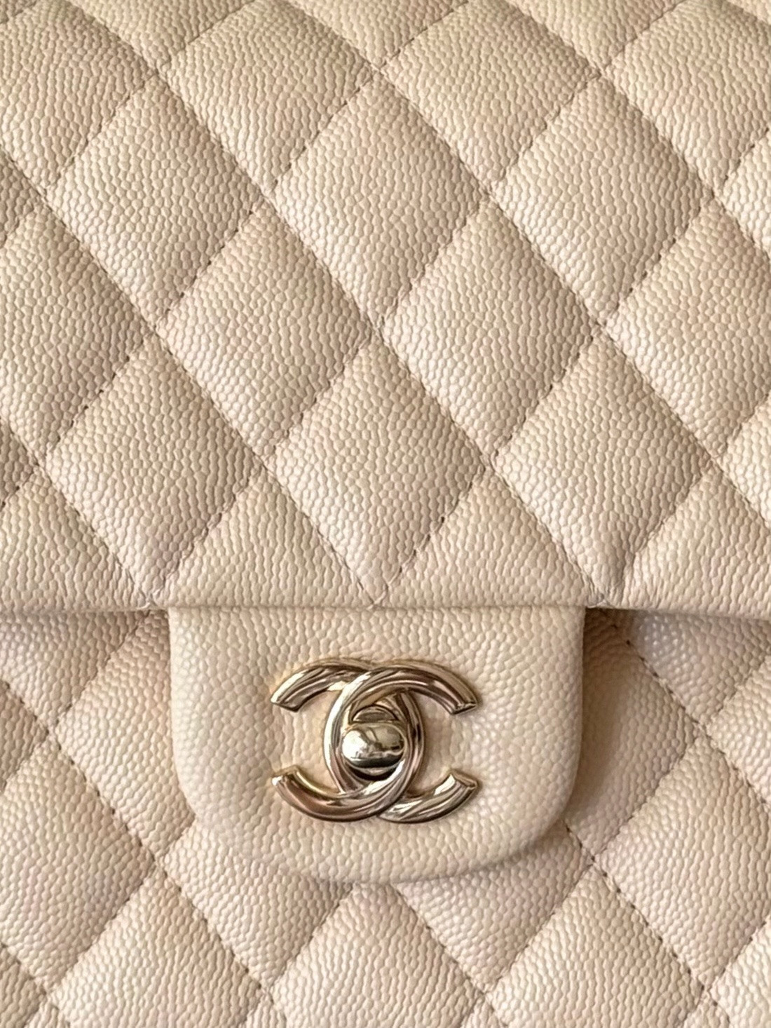 Ch**el classic flap handbag cf 25.5x15.5x6.5cm