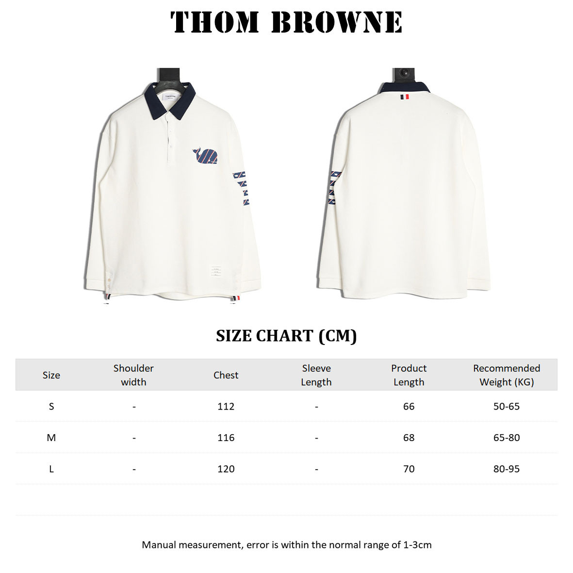 Thom Browne Long-sleeved Polo Shirt