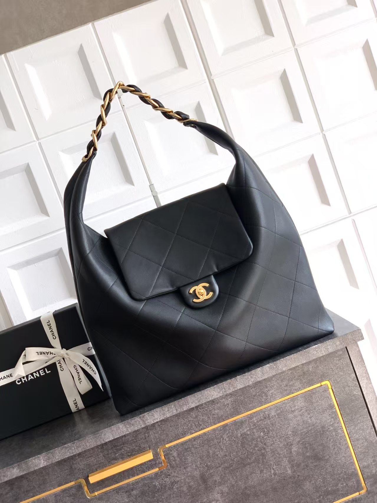 Ch**el Maxi Hobo Bag 53x43x9cm
