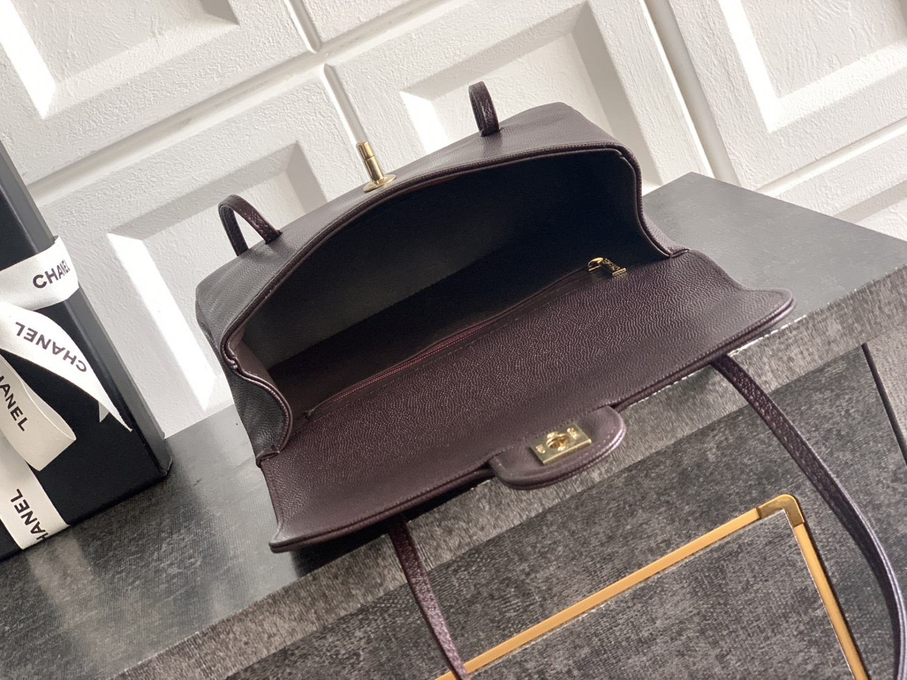 Ch**el small flap bag as6130 15x22x7cm
