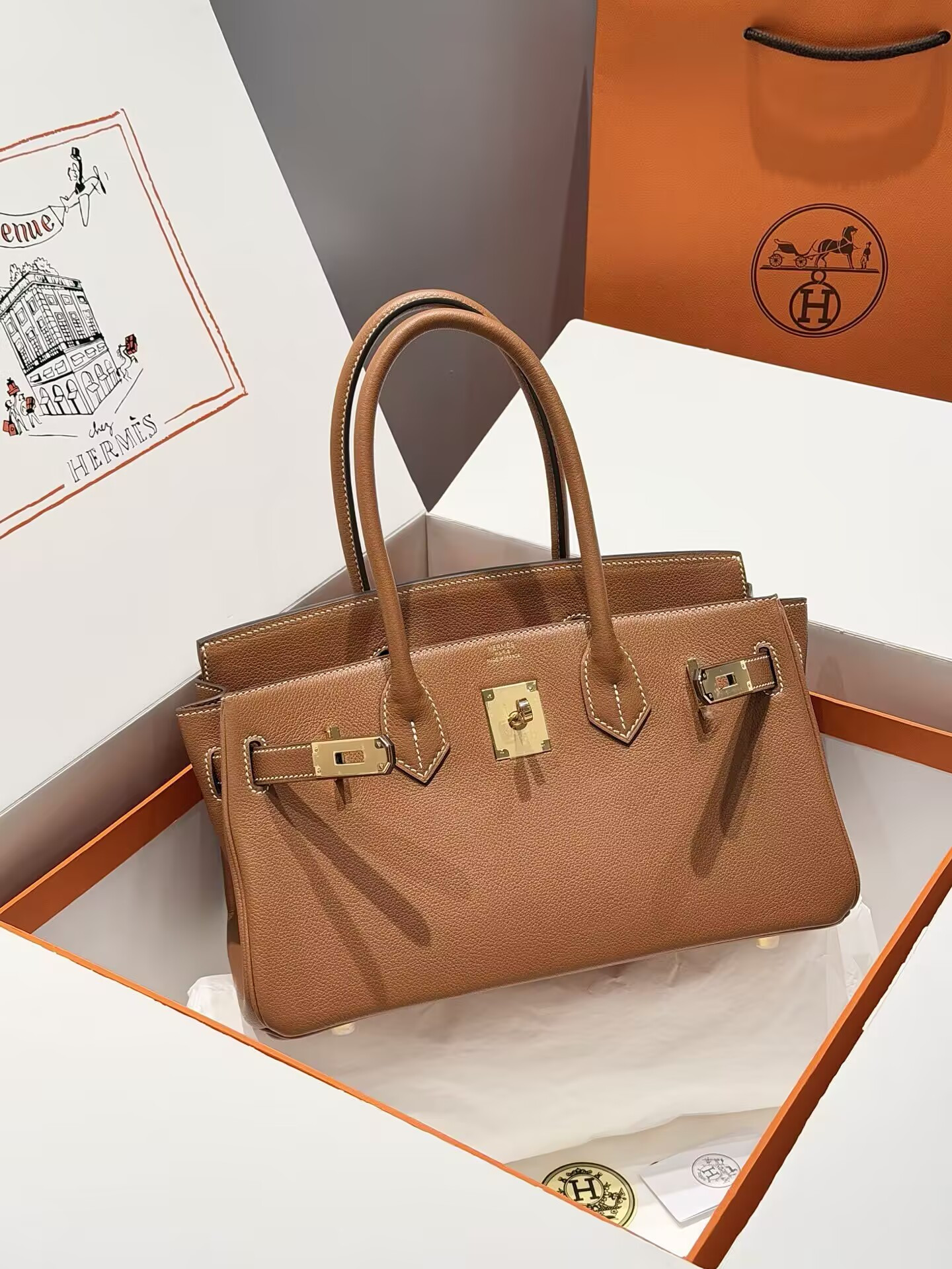 H**me5 birkin shoulder light 29cm