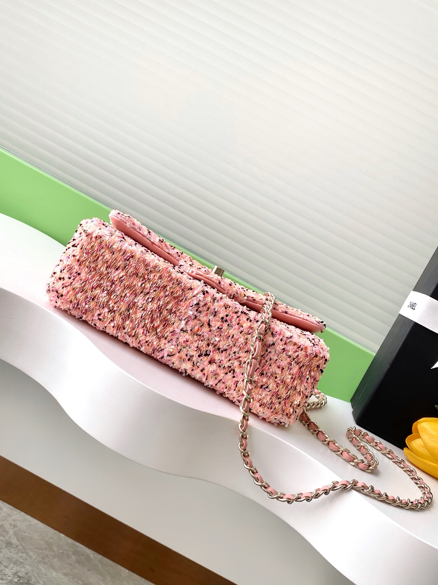 Ch**el flap bag as4561 14x21x8cm