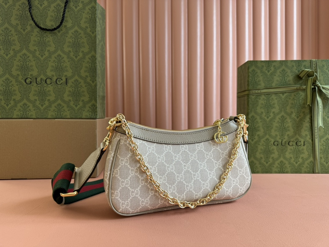 Gvc*1 Ophidia GG Small handbag 9.8x 6.1 x 2.4inch