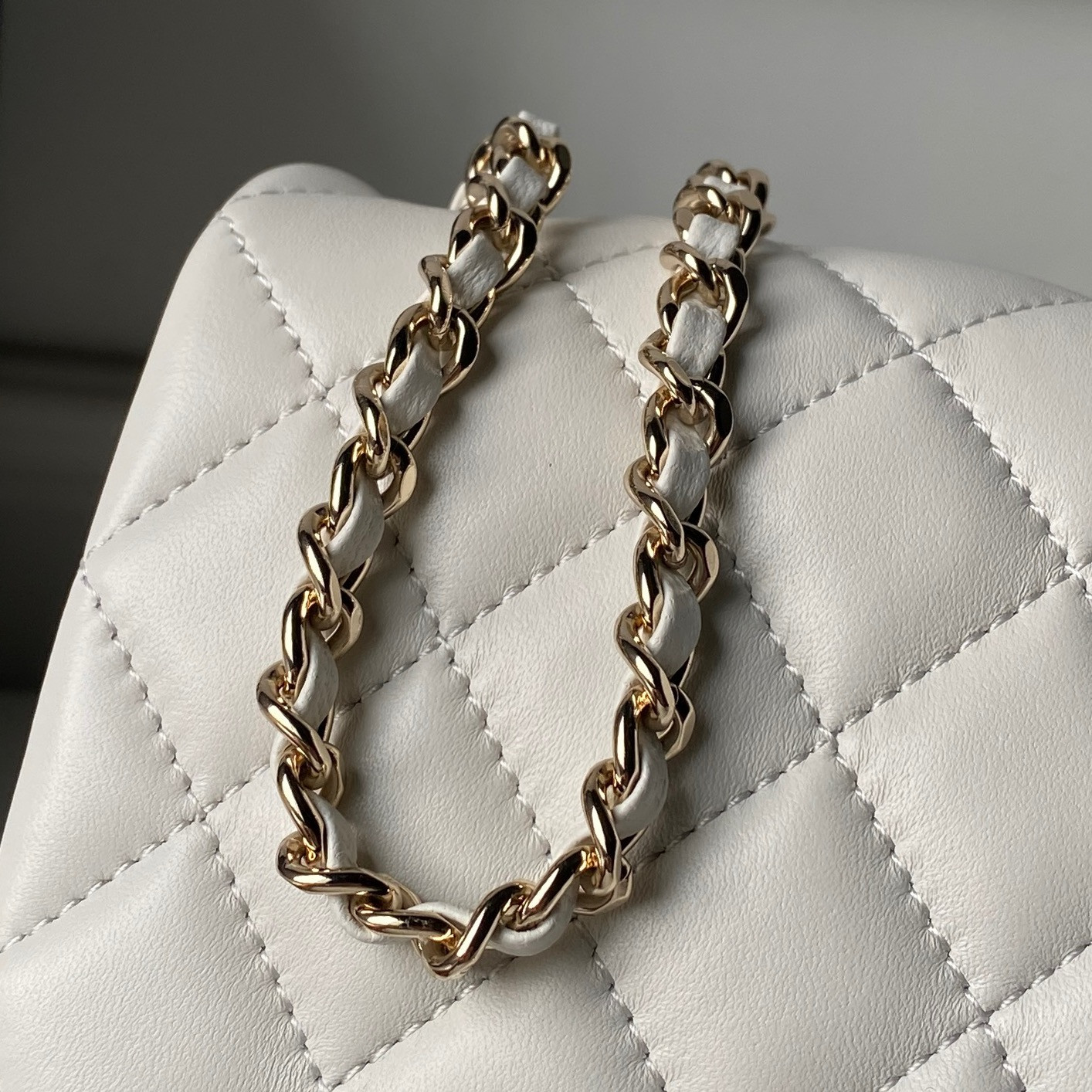 Ch**el classic flap handbag cf as5756 14.5x23.5x7cm