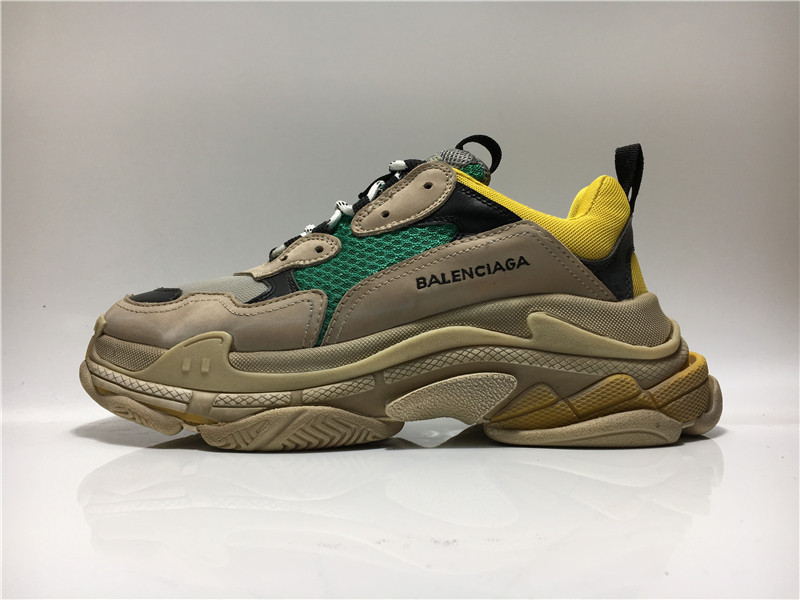 UA TRIPLE S TRAINER YELLOW GREEN