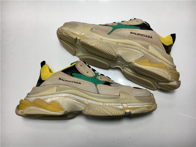UA TRIPLE S TRAINER YELLOW GREEN