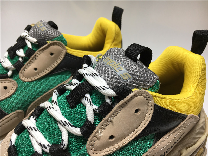 UA TRIPLE S TRAINER YELLOW GREEN