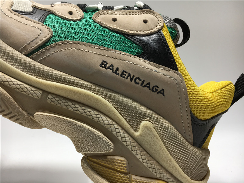 UA TRIPLE S TRAINER YELLOW GREEN
