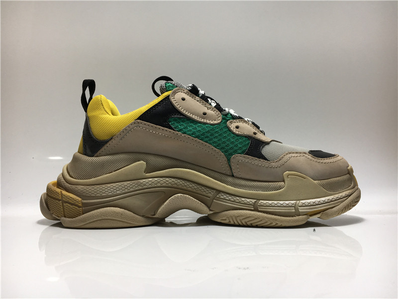 UA TRIPLE S TRAINER YELLOW GREEN
