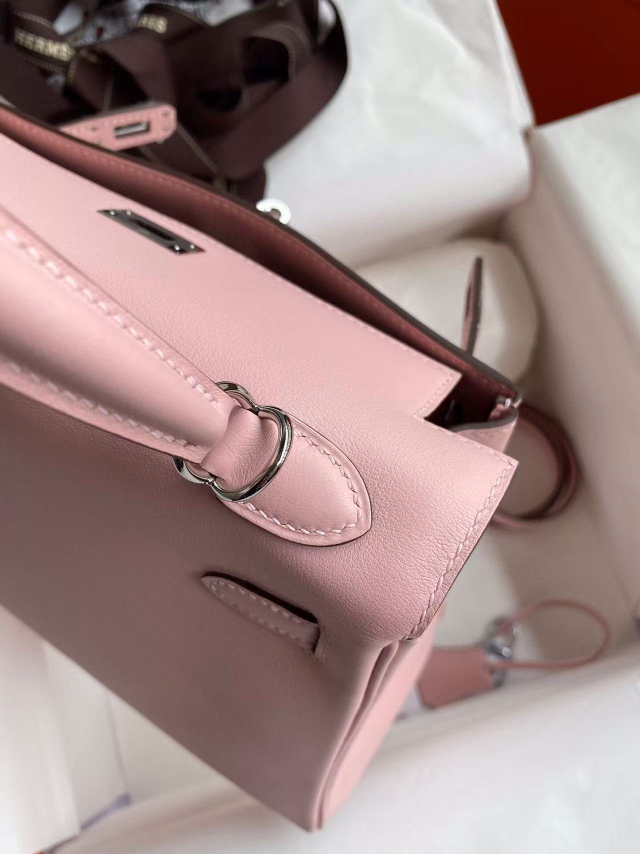 h**me5 kelly silver-tone hardware swift 25 28 (cusT0mized, about 20days, no return no exchange)