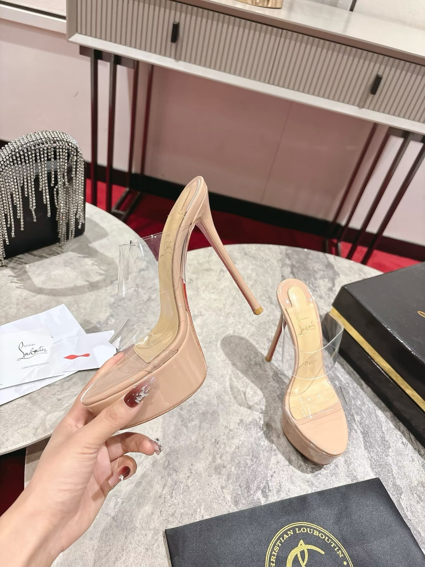ua Chr1st1an louboutin just nothing alta 12.5cm heel