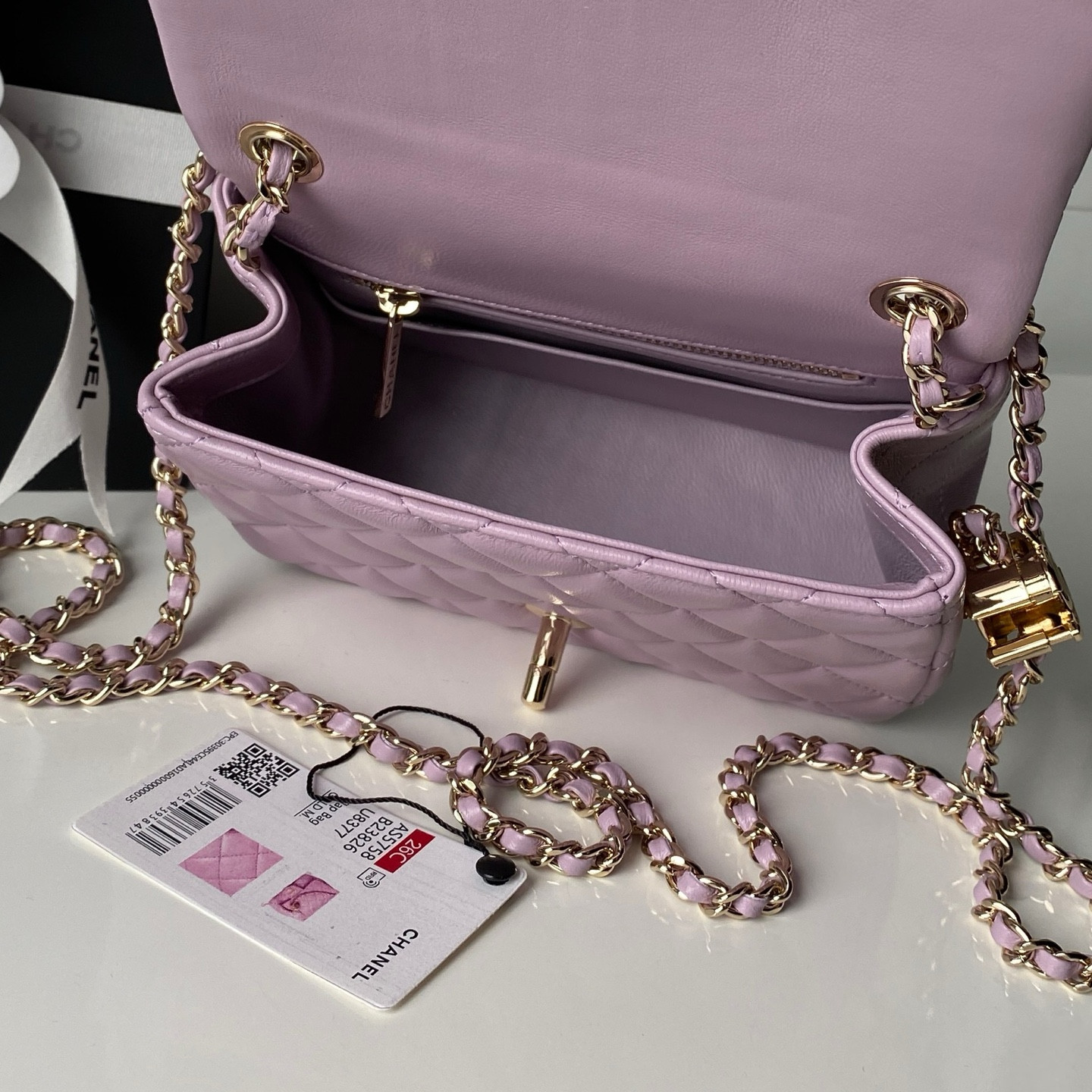 Ch**el classic flap handbag cf as5758 18x13x7cm