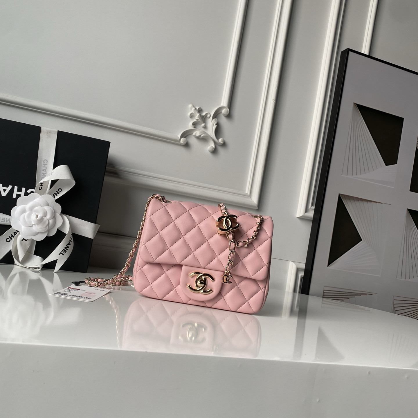 Ch**el classic flap handbag cf as5758 18x13x7cm