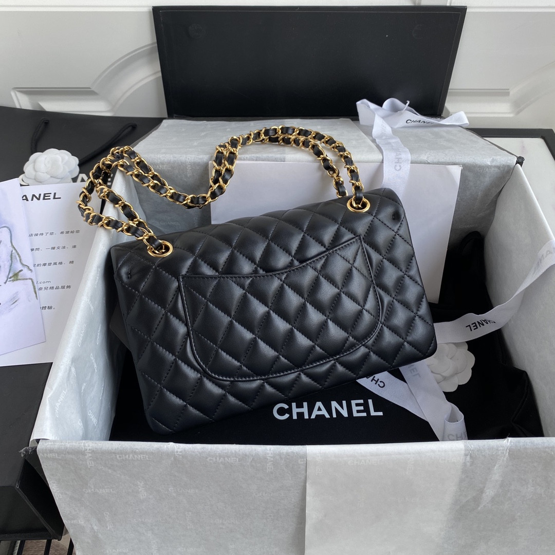 Ch**el classic flap bag a01112 15.5x25x6cm