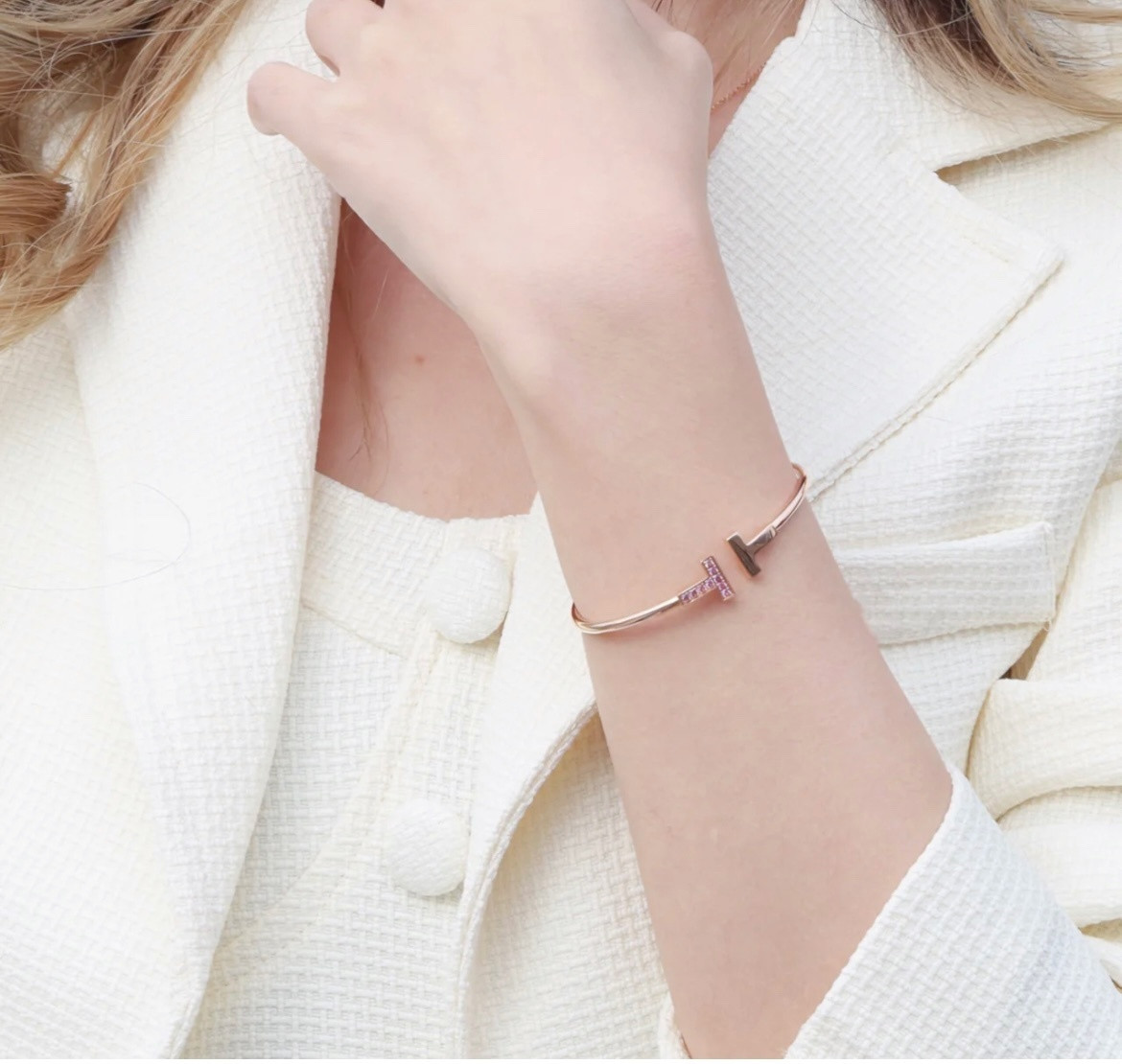 T*f*ny & co. double t bracelet