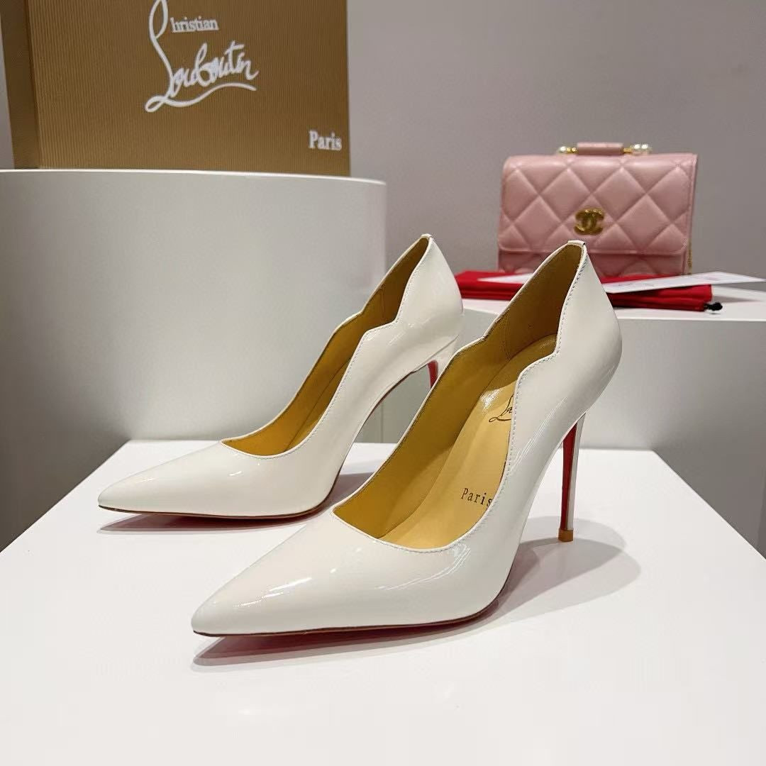 ua chr1st1an louboutin hot chick 10cm heel(cusT0mized about 10 days production time)