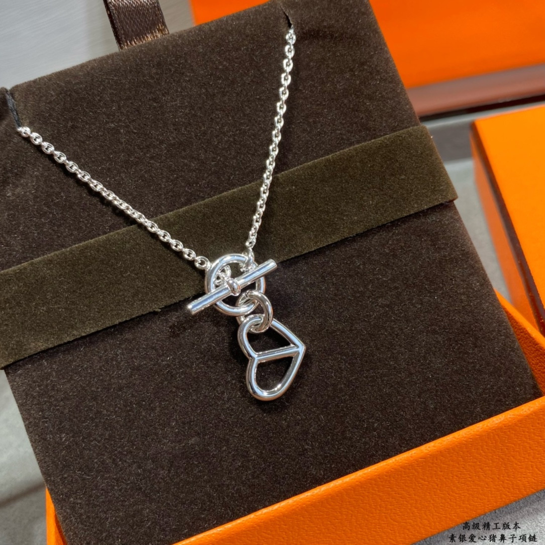 H**me5 Sterling Silver LoveHNecklace