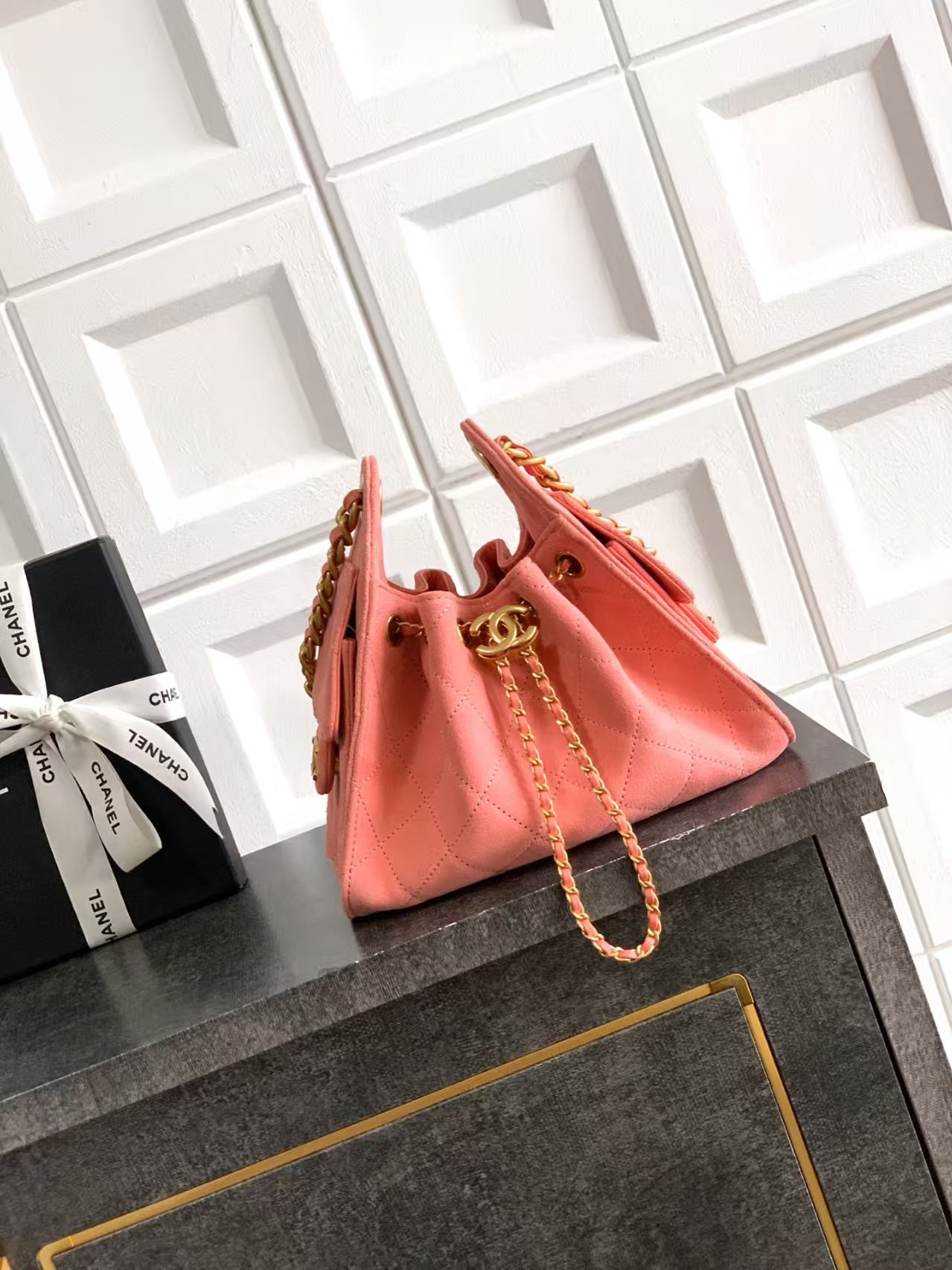 Ch**el 25C Bucket Bag 20x22x12.5cm
