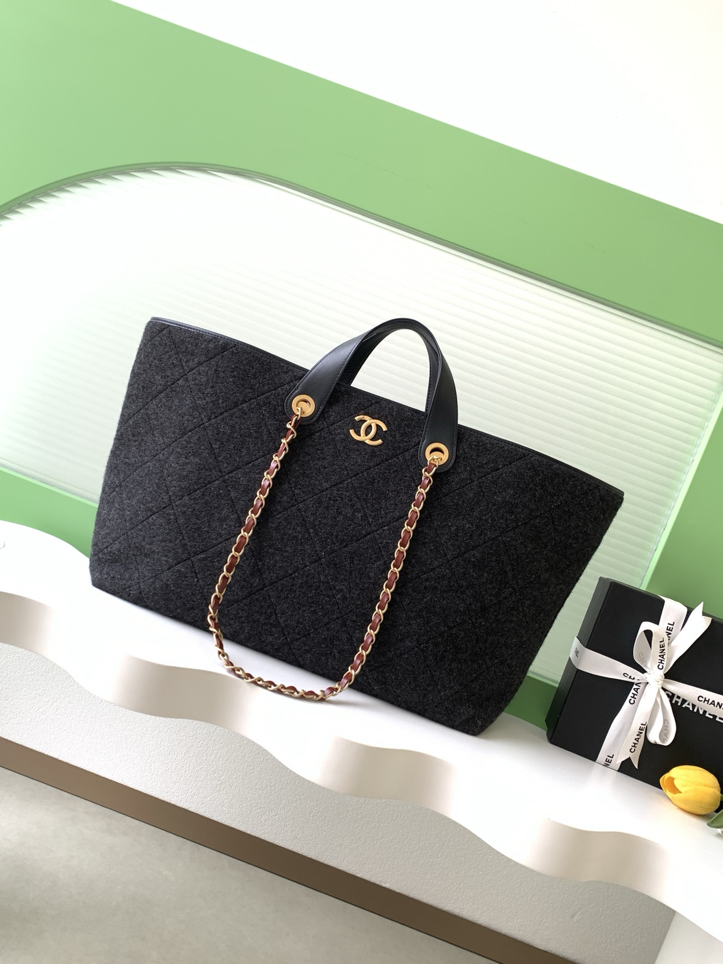 Ch**el Maxi Shopping Bag 32x60x17cm