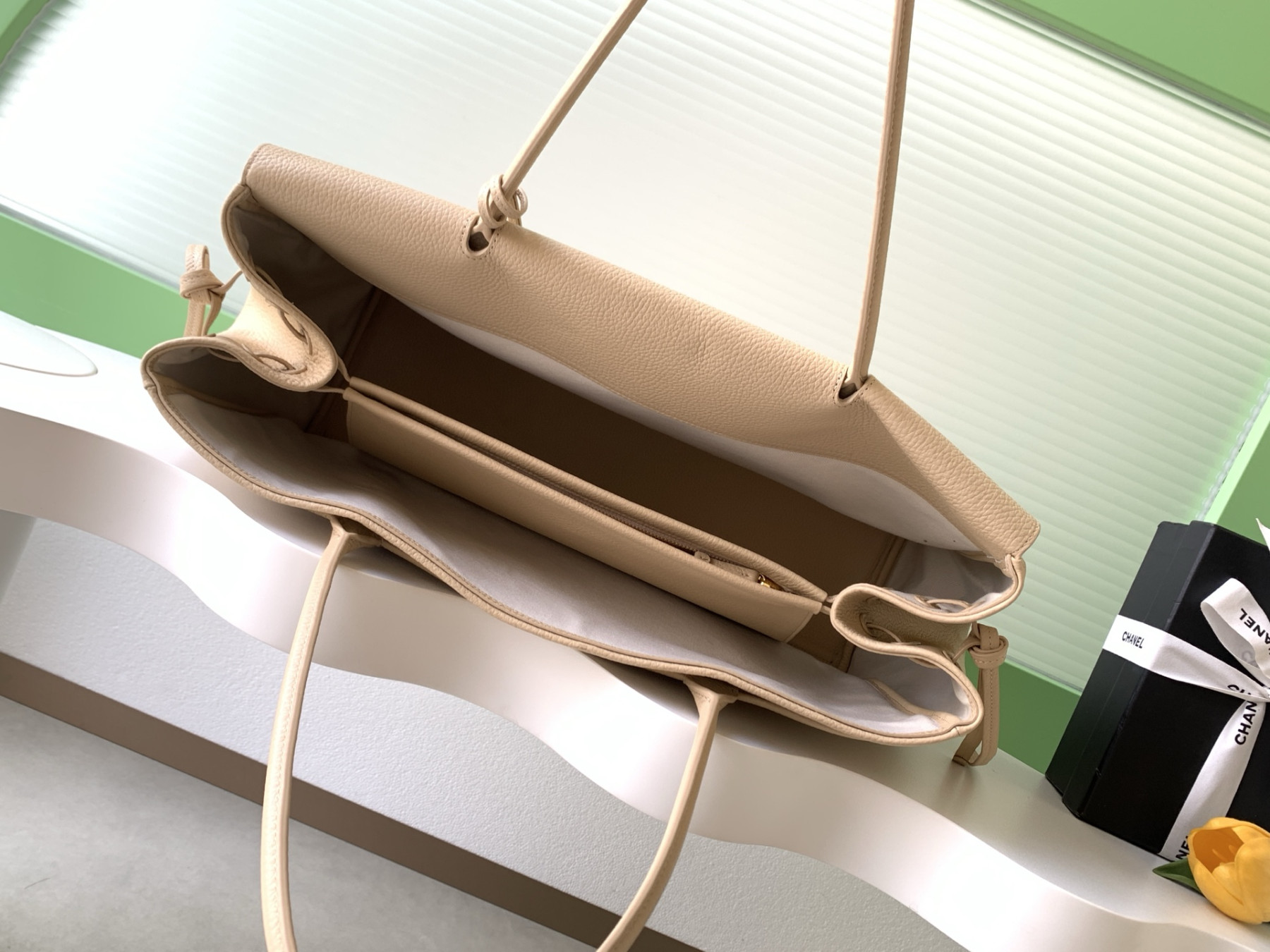 Ch**el large shopping tote as6289 33x43x17.5cm