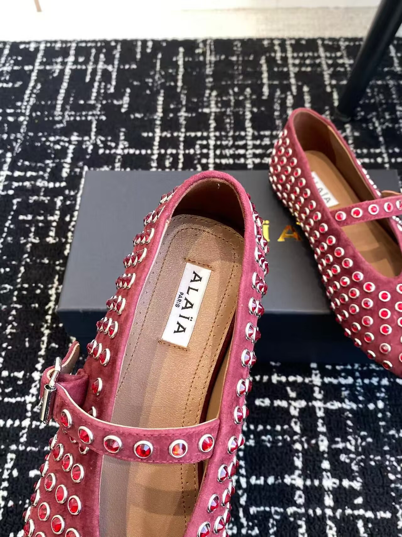 UA A1a1a STRASS BALLET FLATS