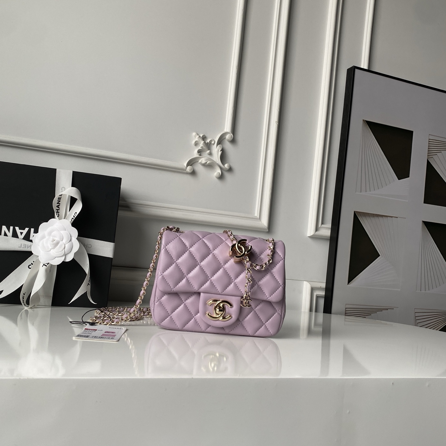 Ch**el classic flap handbag cf as5758 18x13x7cm