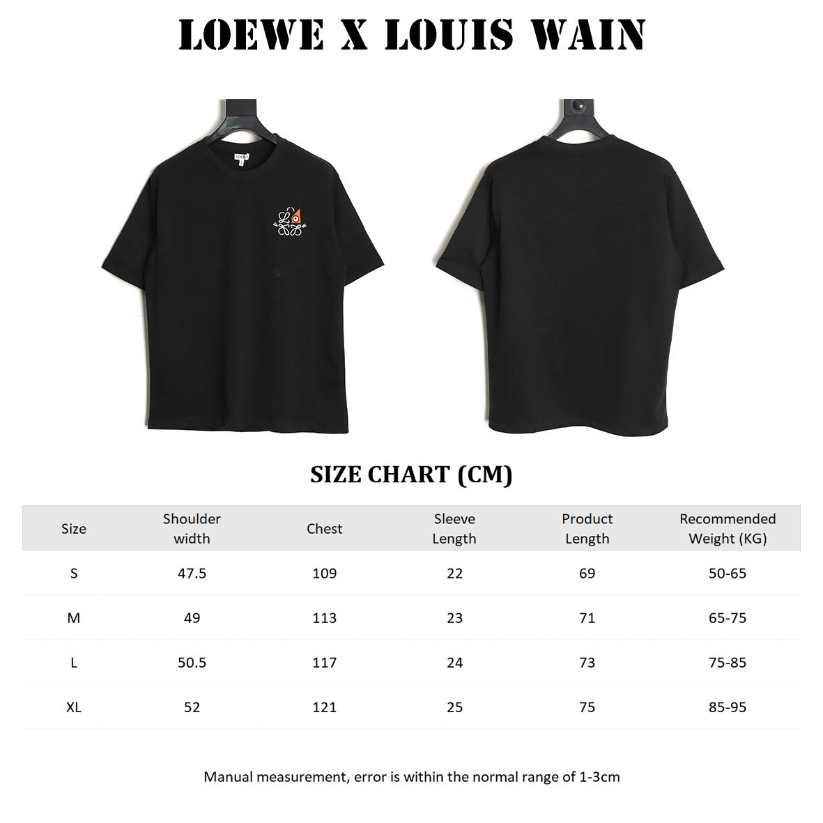 L0ew* x l0vis wain 26ss short-sleeved t-shirt