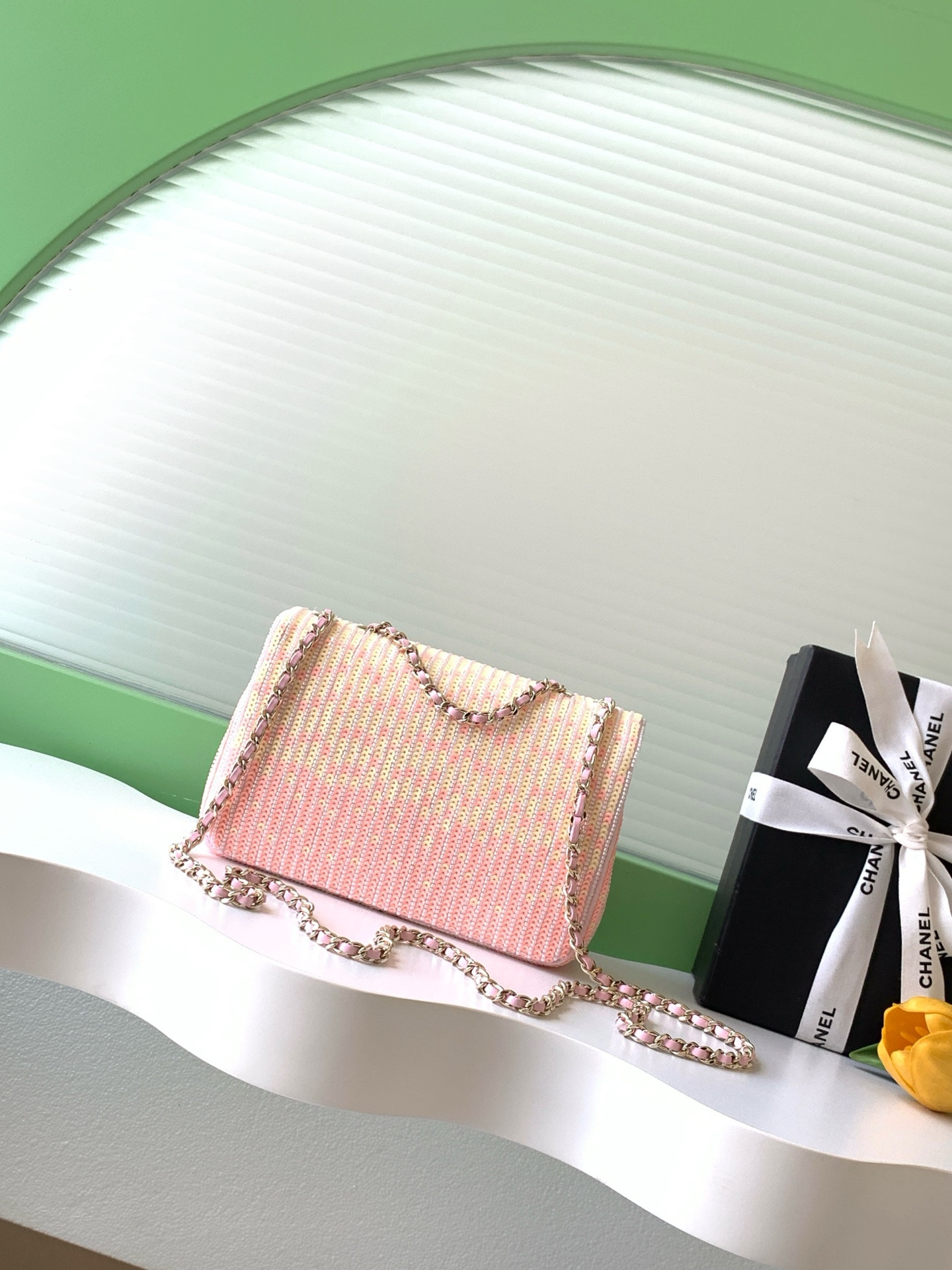Ch**el flap bag 21x14x8cm