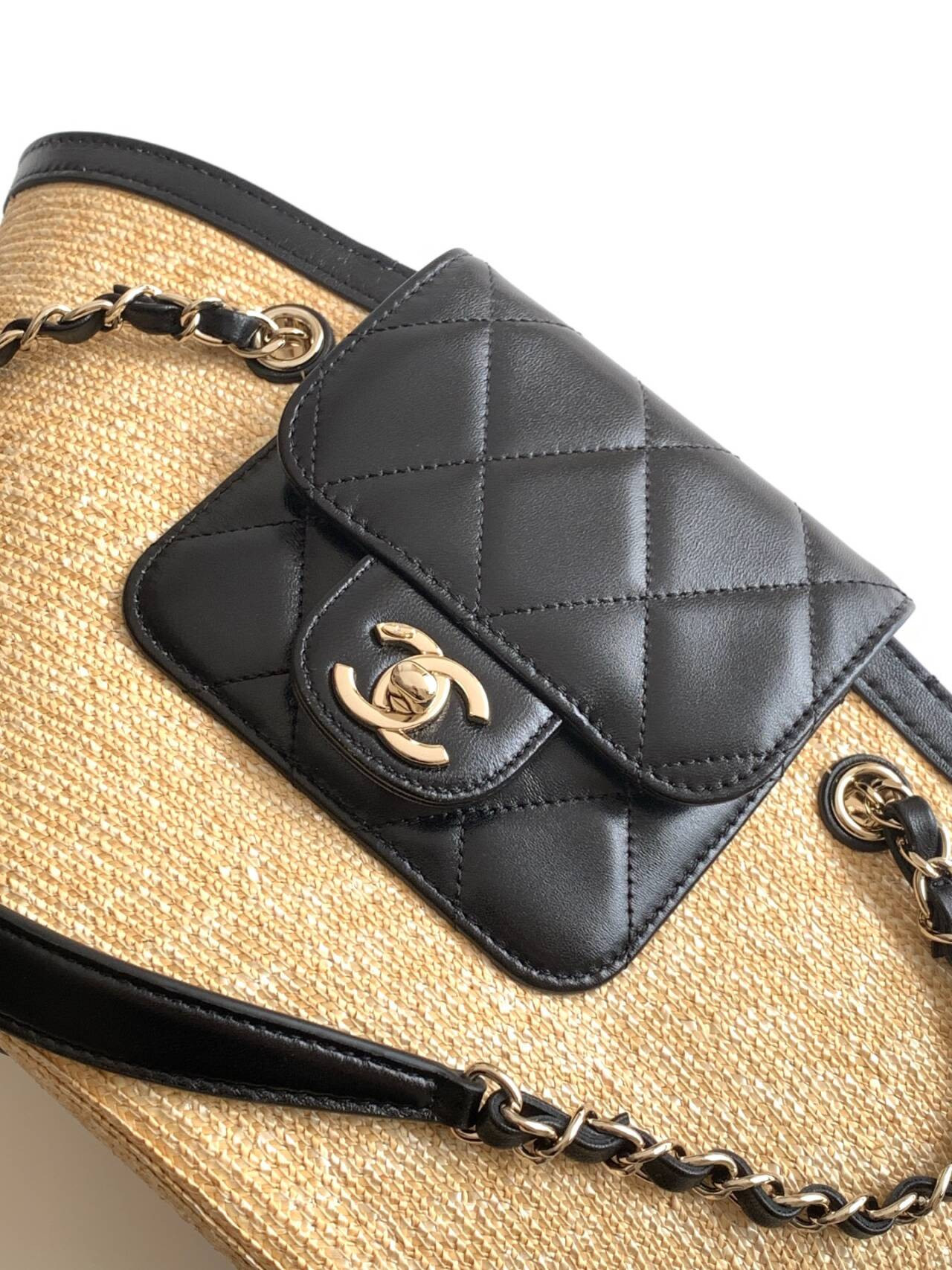 Ch**el shopping bag 18x41x13cm