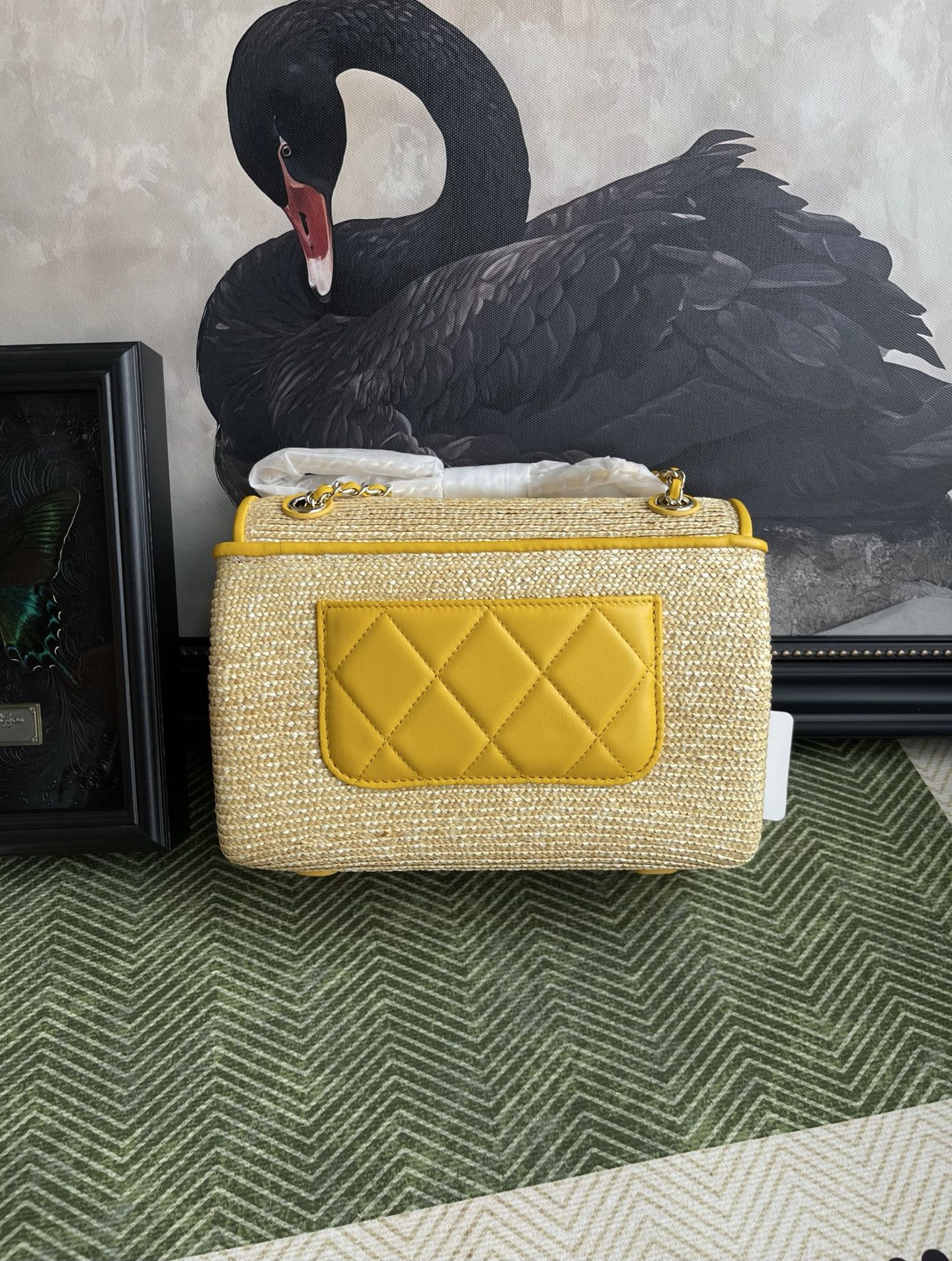 Ch**el flap bag as6017 23x14.5x6cm