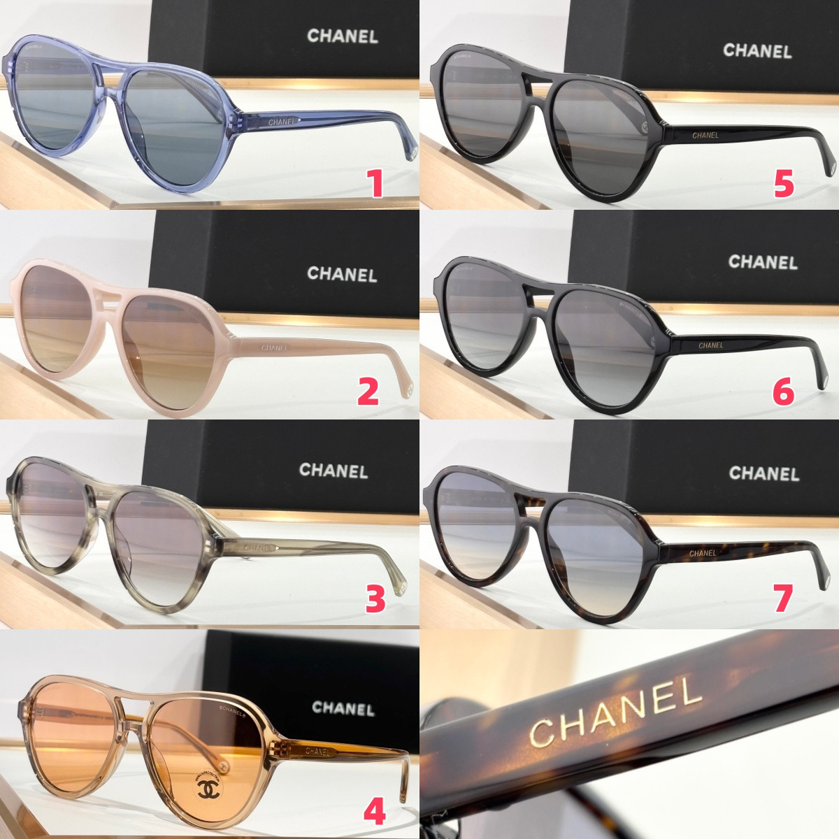 Ch**el glasses ch5552u 56-19-145