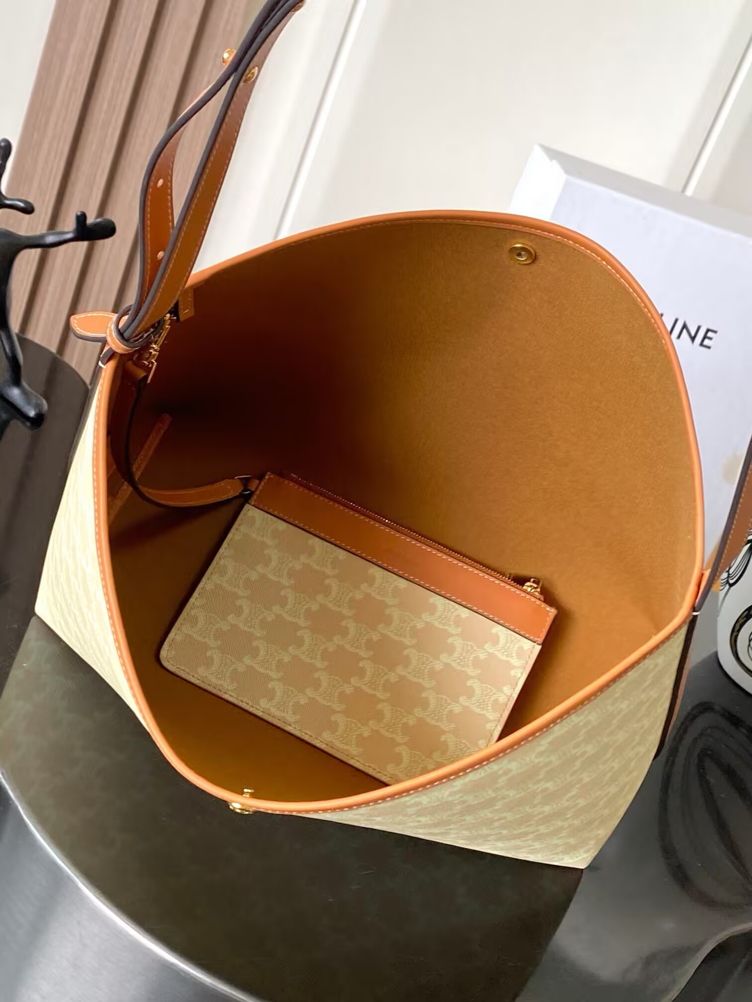 Ce1i*e soft shopper bag 32.5x24.5x14cm