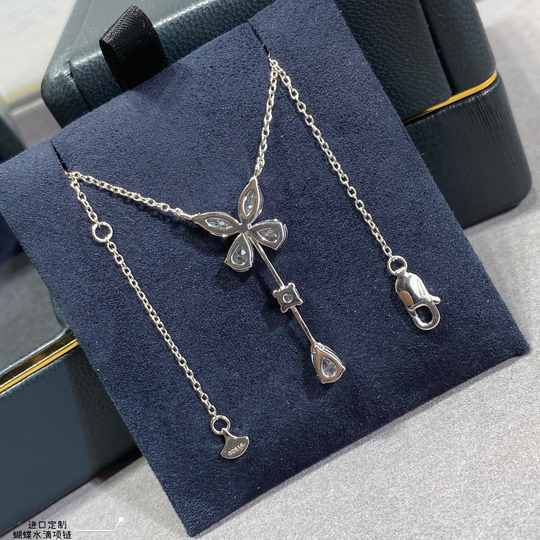 Graff Butterfly Water Drops Necklace