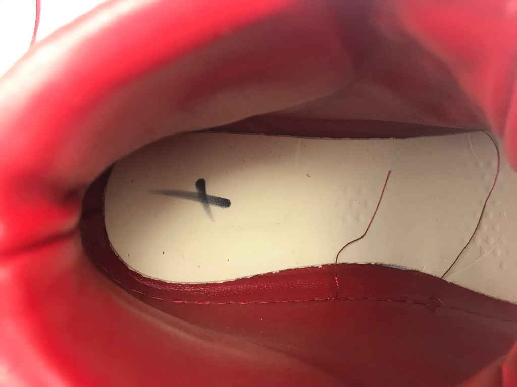 UA BG PAIRS HIGH SNEAKER RED