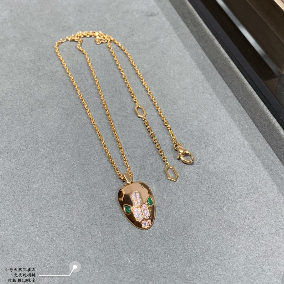 Bv1g*ai small Bald Snake Necklace