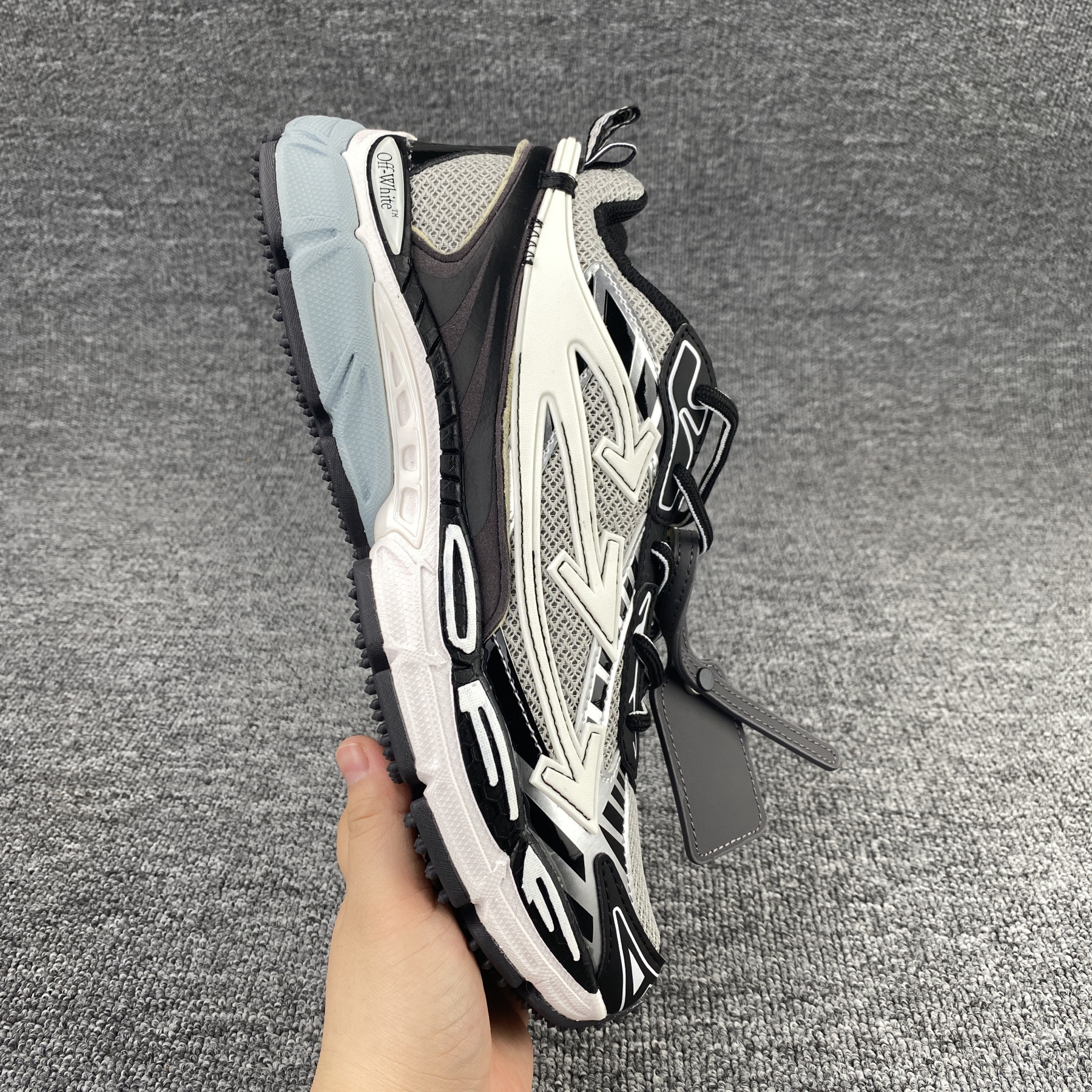 UA Off-White "BE RIGHT BACK"