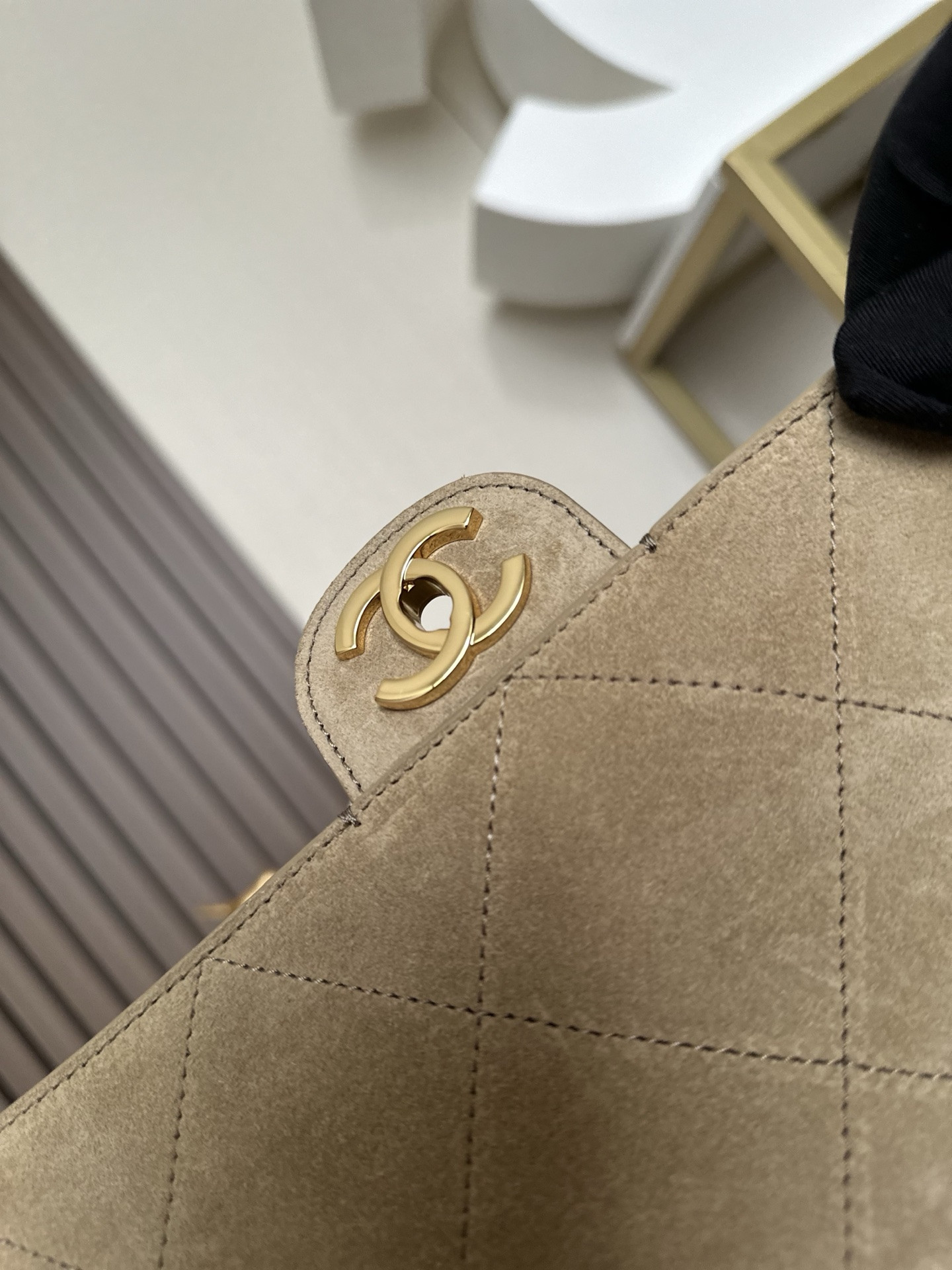 Ch**el flap bag as6234 38x26x11cm