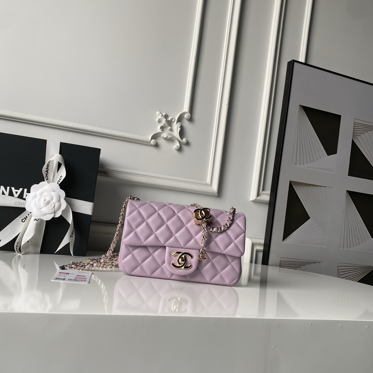 Ch**el classic flap handbag cf as5759 20x13x7cm