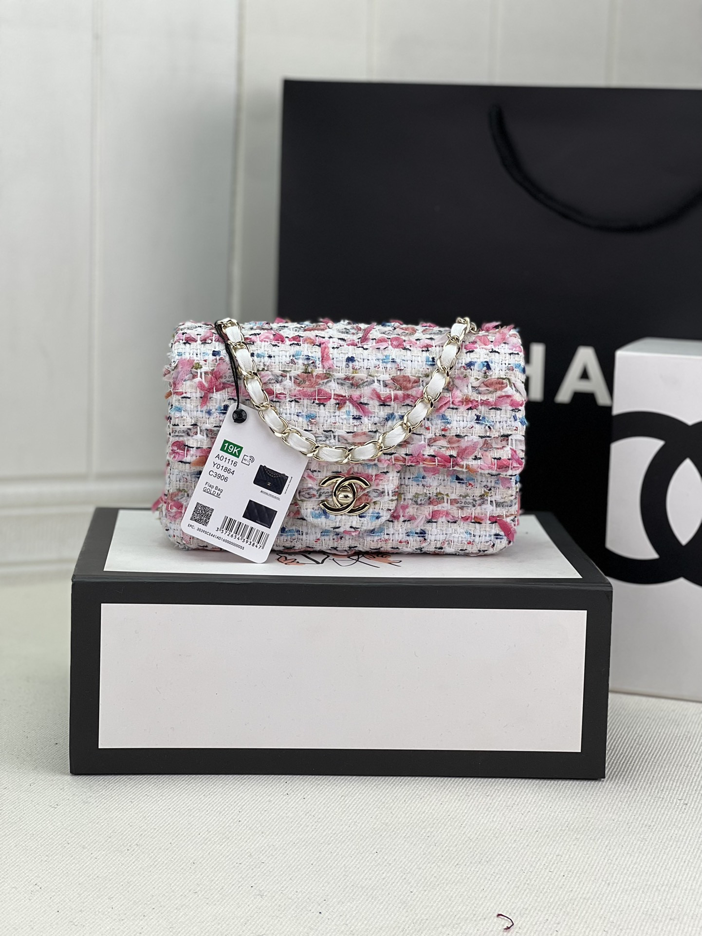 Ch**el mini classic 11.12 handbag 20 12 × 20 × 6 cm