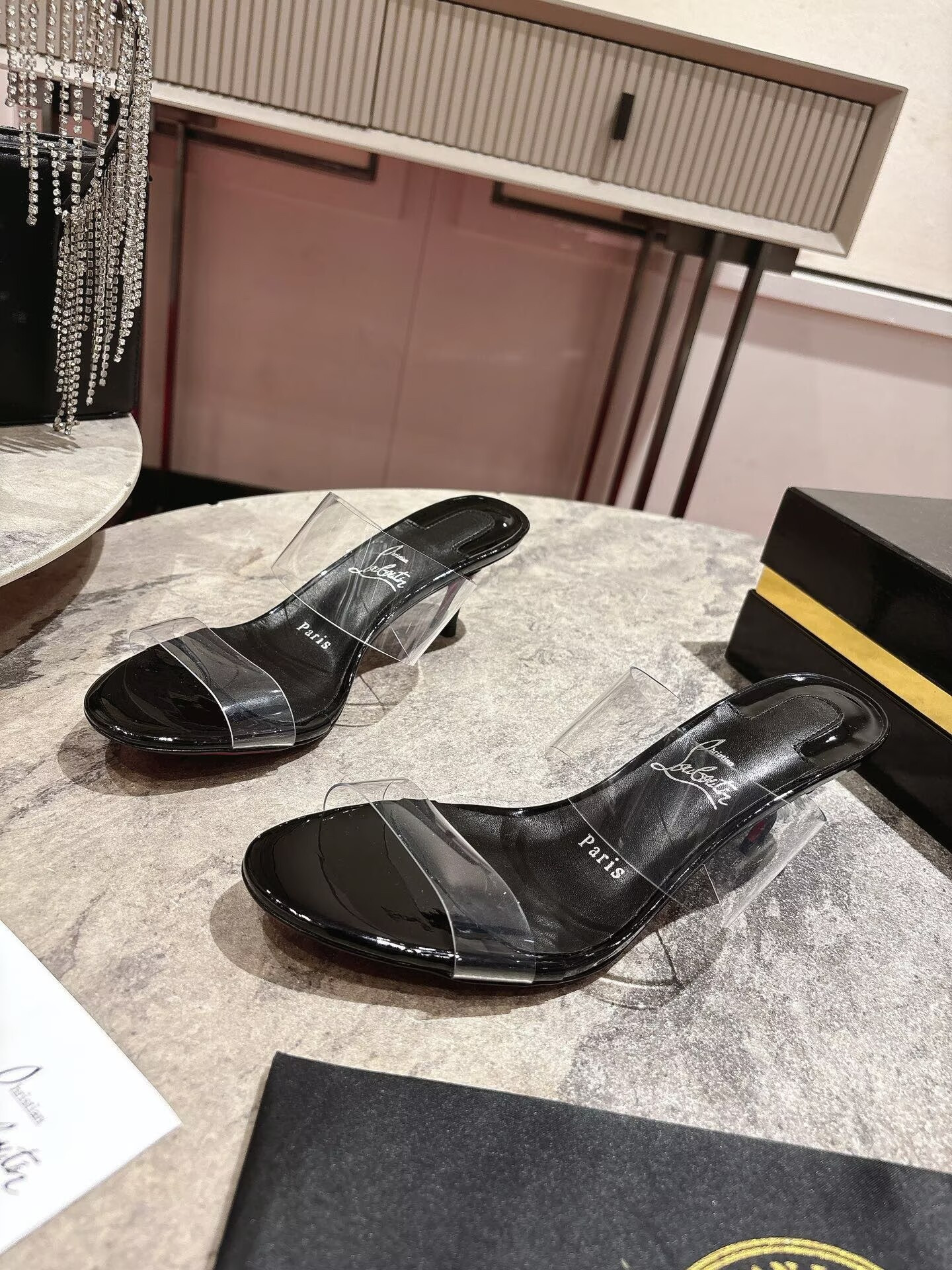 Chr1st1an louboutin just nothing mules 65mm 85mm 100mm