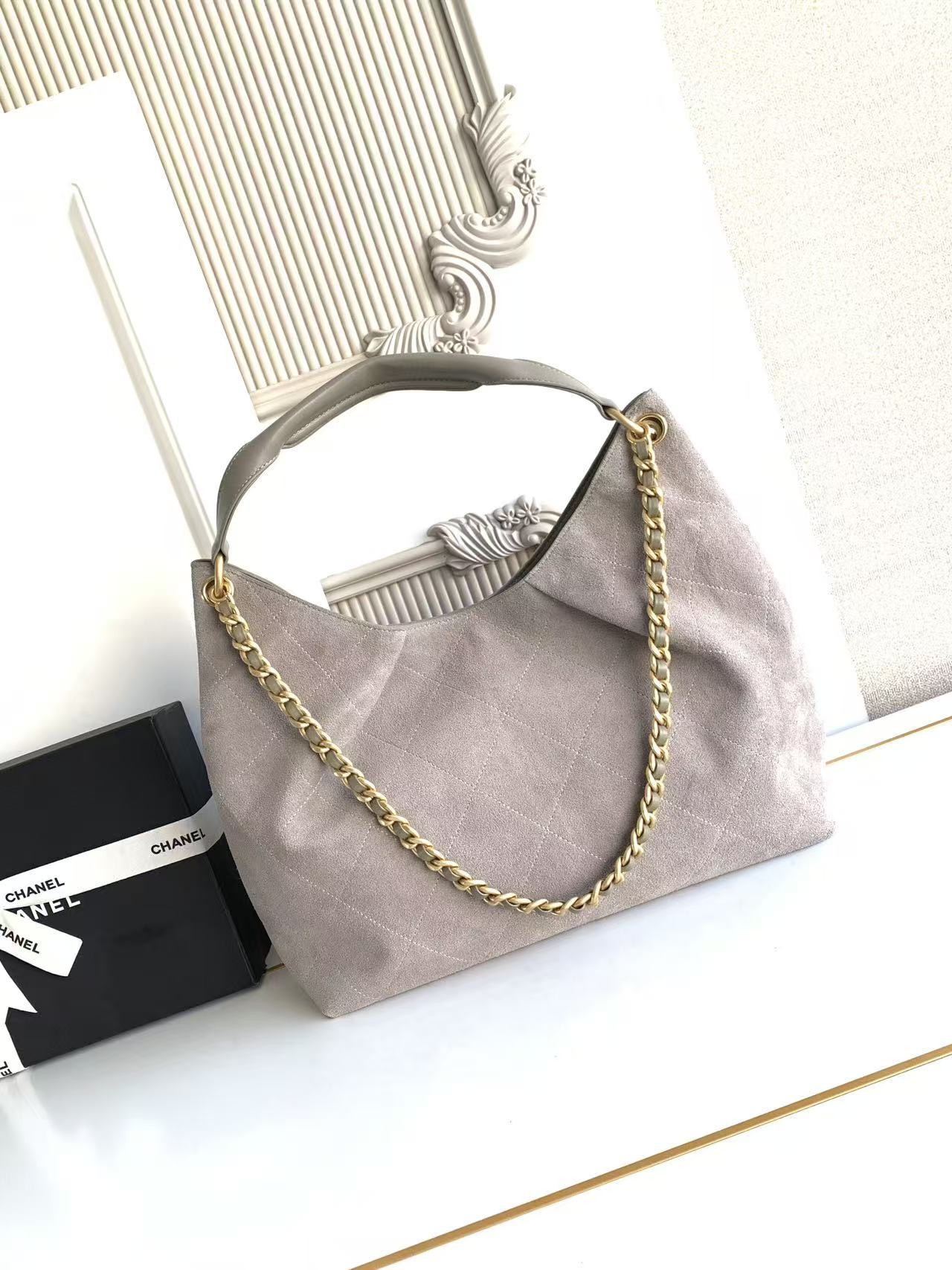 Ch**el hobo bag as5978 29x35x13cm